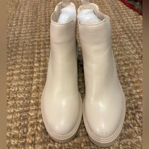 REDTOP Women's Chelsea Boots Platform High Booties Round Toe‎ Casual Chunky Heel